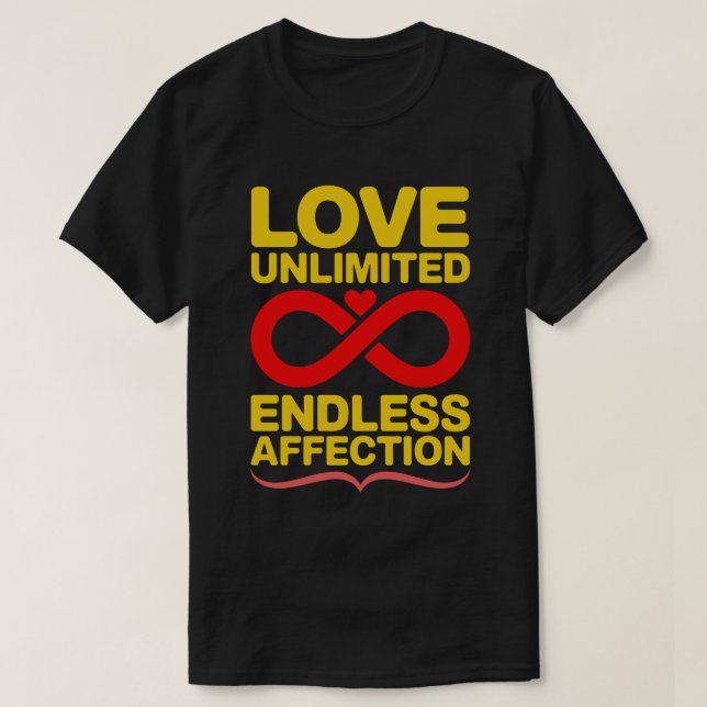 T-shirt Love Unlimited Tee (Design devant)