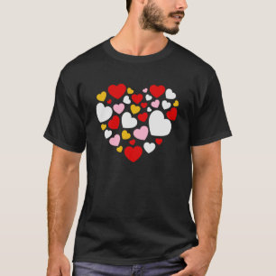 T-shirt Love Valentine's Day Couple Relation Coeur dans