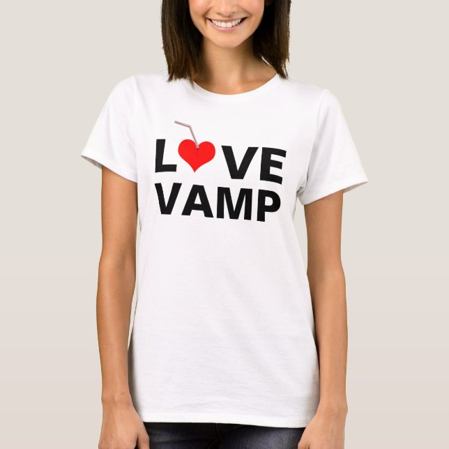 T-shirt Love Vamp personnalisable (Devant)