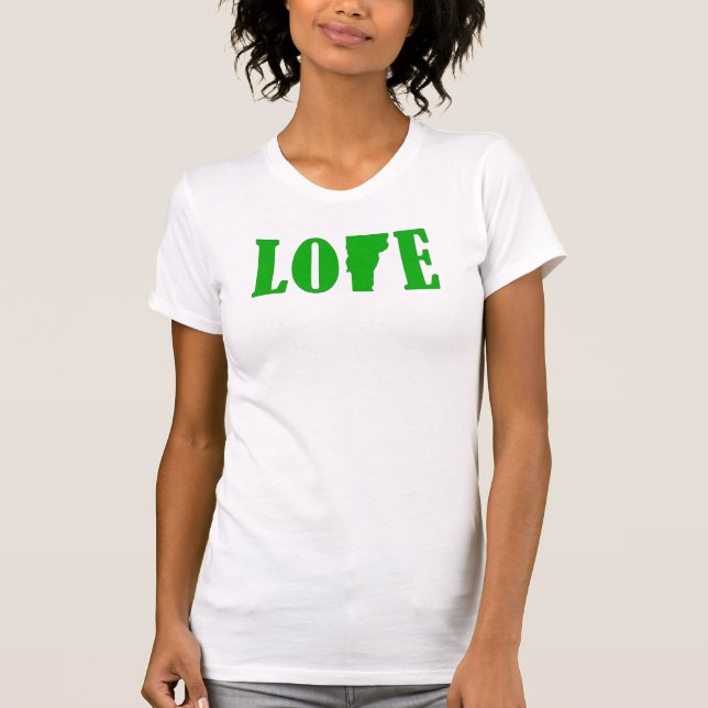 T-shirt Love Vermont (Devant)