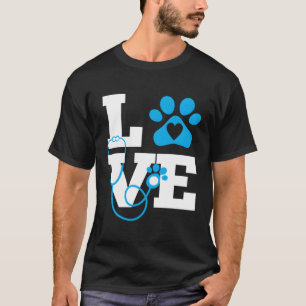 T-shirt Love Vet Tech Week Enseignant Pri