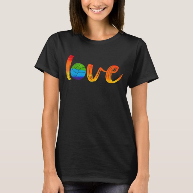 T-shirt Love Volleyball (Devant)