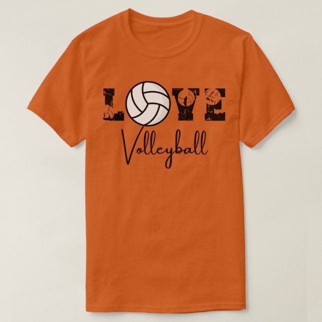 T-shirt Love Volleyball 11 (Design devant)