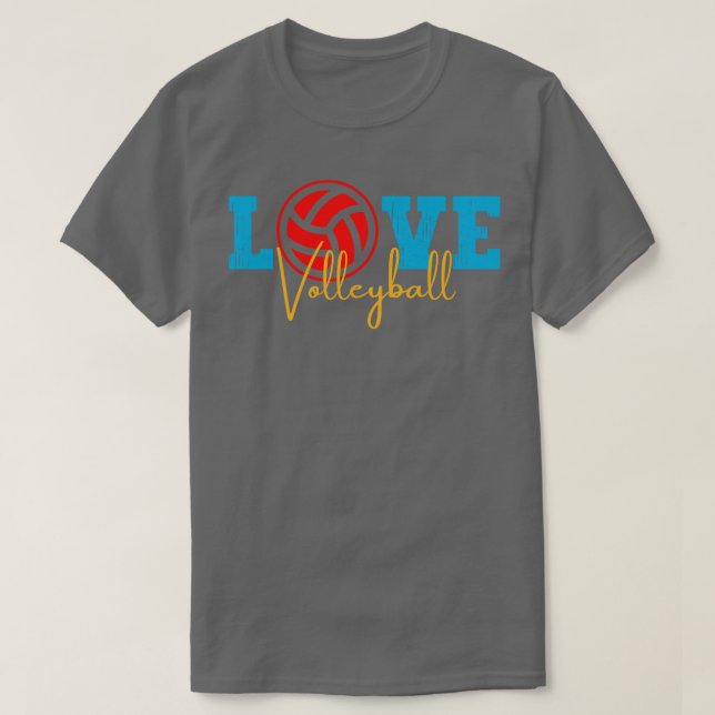 T-shirt Love Volleyball 14 (Design devant)