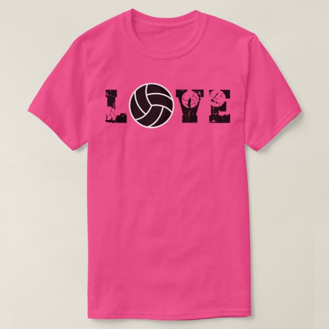 T-shirt Love Volleyball 21 (Design devant)
