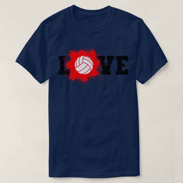 T-shirt Love Volleyball 30 (Design devant)