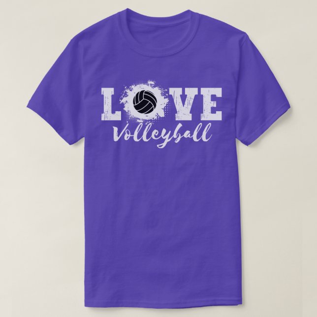 T-shirt Love Volleyball 5 (Design devant)