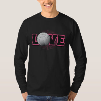 T-shirt LOVE Volleyball Games  Valentines Day Sport Adults
