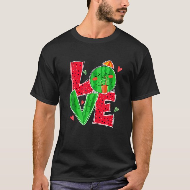 T-shirt Love Watermelon (Devant)
