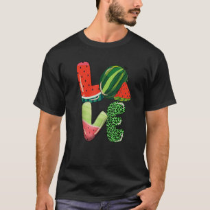 T-shirt Love Watermelon Summer Vibes Watermelon Pour Homme