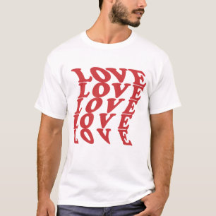 T-shirt Love Waves