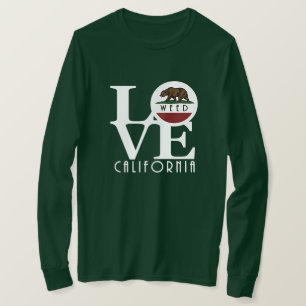 T-shirt LOVE Weed California