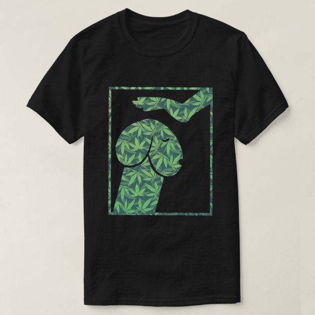 T-shirt Love Weed Chemt (Design devant)
