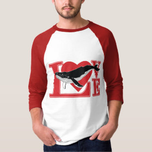 T-shirt Love Whales