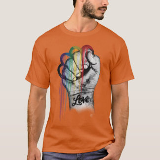 T-shirt Love Wins vintage