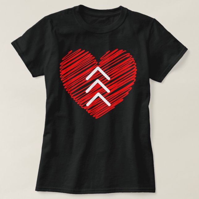 T-shirt Love World Down Syndrome Day de sensibilisation Am (Design devant)