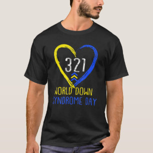 T-shirt Love World Down Syndrome Day de sensibilisation Am