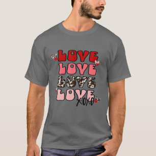 T-shirt Love_XOXO Coeurs Valentines Jour Cadeaux Pour Lui
