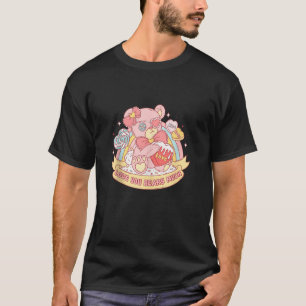 T-shirt Love You Bear Beaucoup Candy Heart Retro Goth Vale
