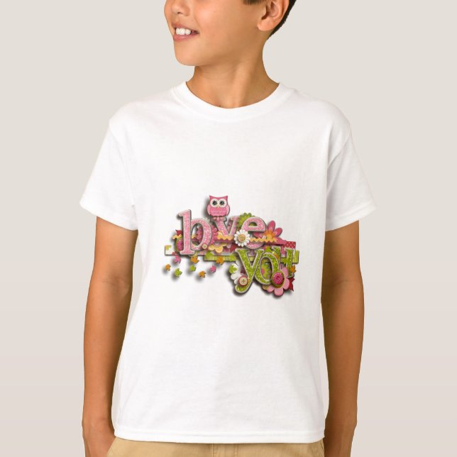 T-shirt Love You Shirt (Devant)