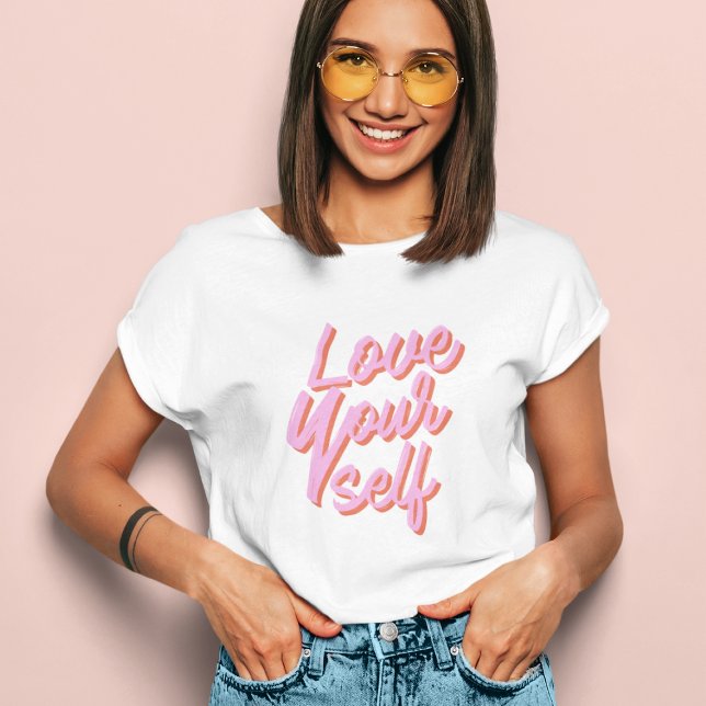 T-shirt Love Yourself Modern Typo (Créateur téléchargé)