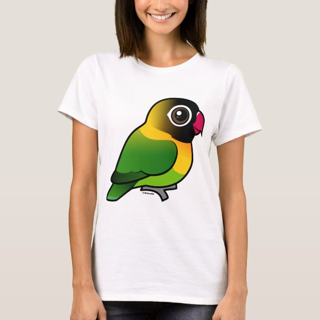 T-shirt Lovebird à collier jaune (Devant)