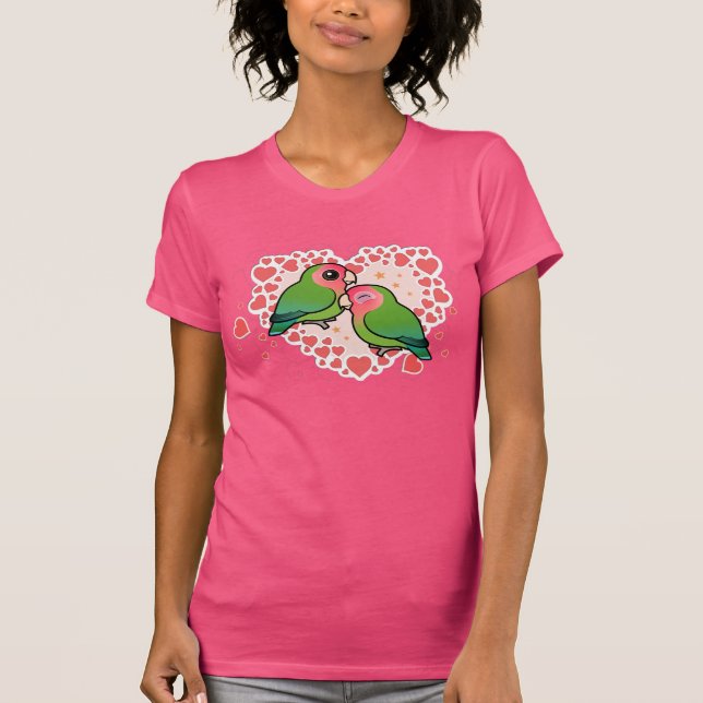 T-shirt Lovebird Love Heart (Devant)