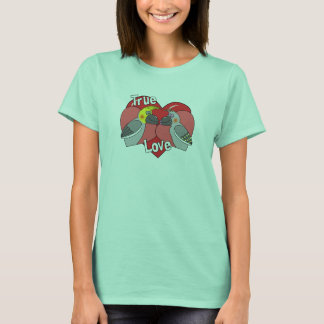 T-shirt Lovebirds Cartoon Cockatiels Vêtements