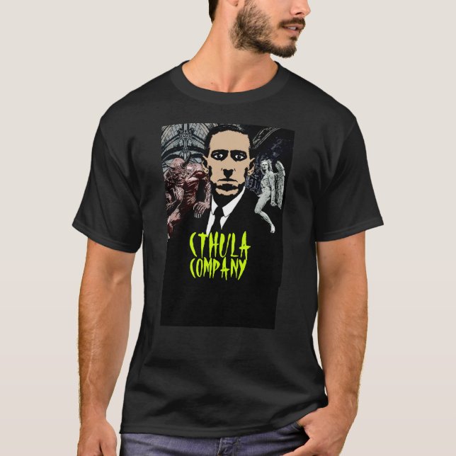 T-SHIRT LOVECRAFT CTHULA COMPANY (Devant)