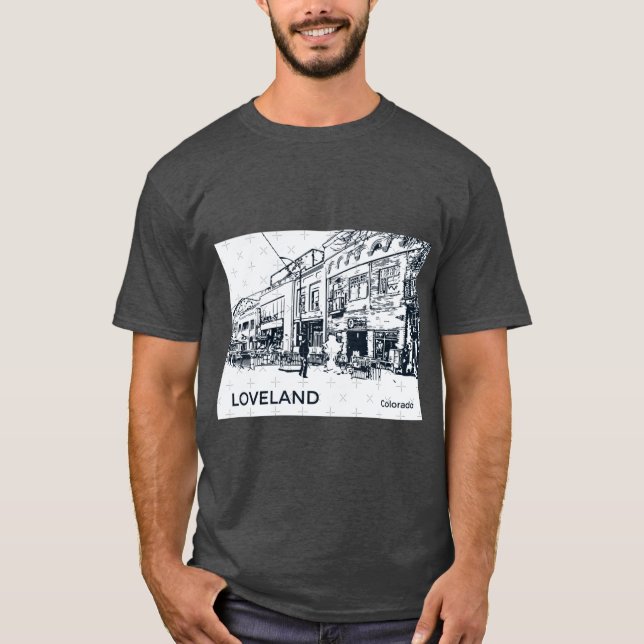 T-shirt Loveland Colorado (Devant)