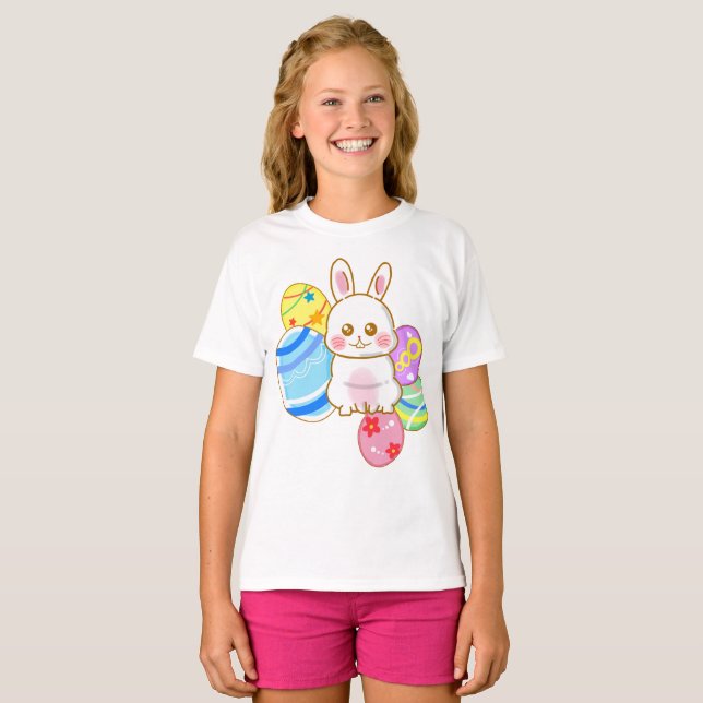T-shirt Lovely Easter Rabbit (Devant entier)