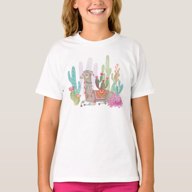 T-shirt Lovely Llamas I (Devant)