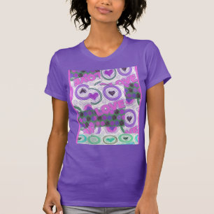 T-shirt Lovely Love Heart Motif Art Imprimer