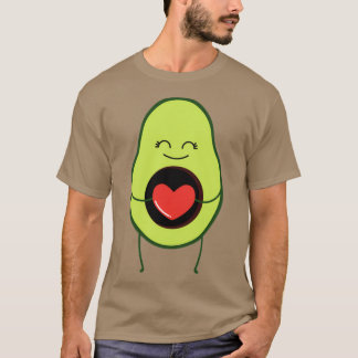 T-shirt Lovely Valentine Avocado