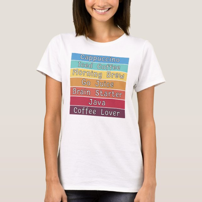 T-shirt Lover café (Devant)