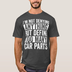 T-shirt Lover Funny Parts Auto Mécanique Garage