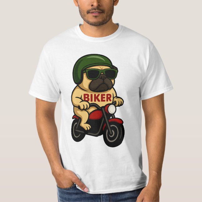 T-shirt Lover Motorcycle Carlin Biker fête d'anniversaire  (Devant)