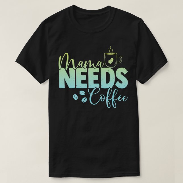 T-shirt Lover pour maman Caffeine Mère (Design devant)
