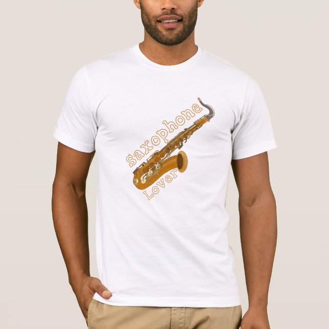 T-shirt Lover saxophone (Devant)