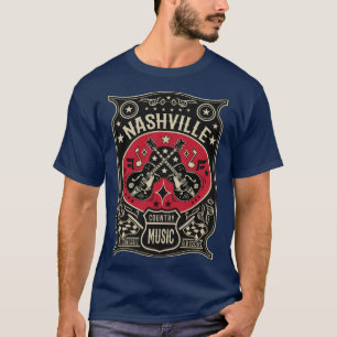 T-shirt Lover Vintage Nashville Retro Tennessee Rockabilly