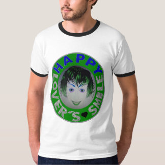 T-shirt Lover's smile...Metallic...It watches each other 3