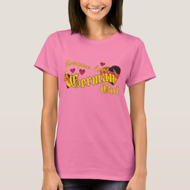 T-shirt Loves German Girl Drom (Devant)