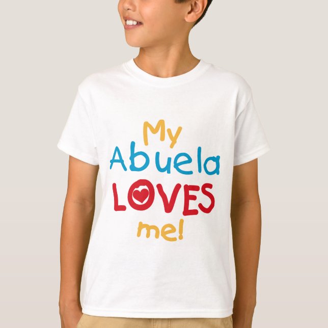 T-shirt LOVESMEabuela (Devant)
