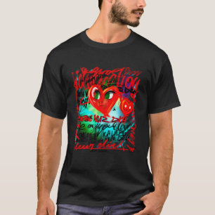 T-shirt LOVEWALL I LOVE You love in rebellious
