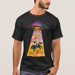 T-shirt L'OVNI vole un garçon de chasse