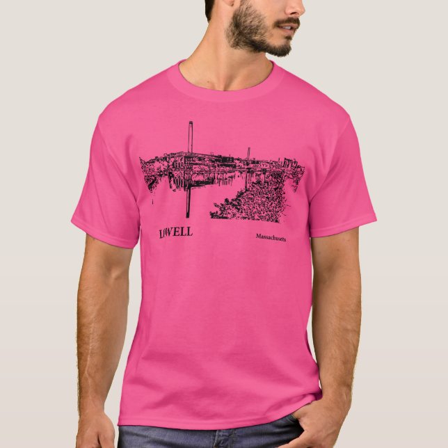T-shirt Lowell Massachusetts (Devant)