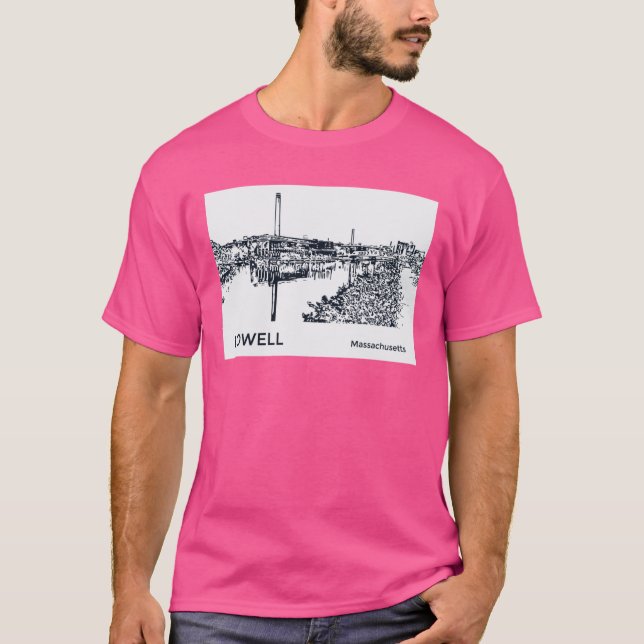 T-shirt Lowell Massachusetts (Devant)