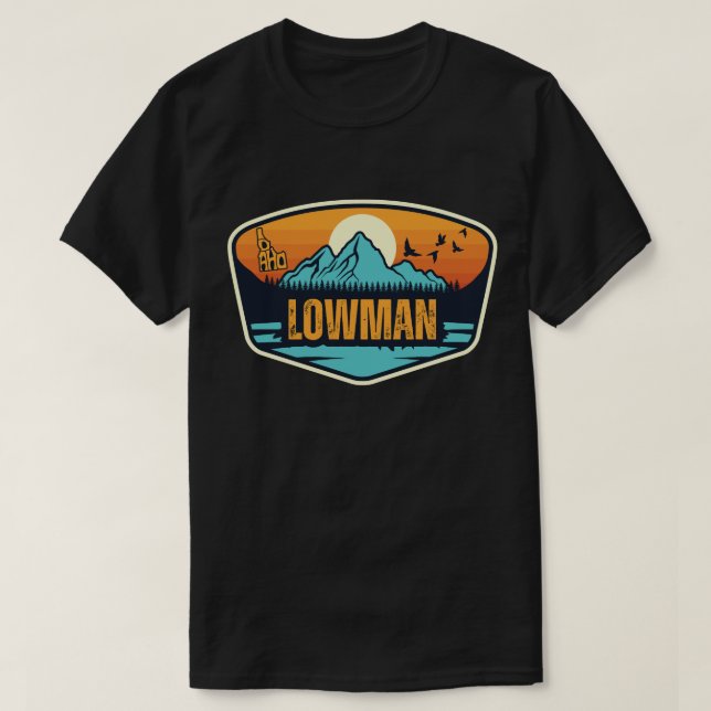 T-shirt Lowman, Idaho (Design devant)