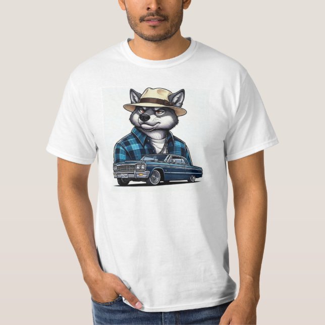 T-Shirt Lowrider Loup (Devant)