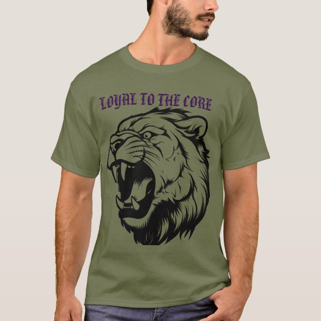 T-shirt Loyal au coeur - Lion Loyalty Tee (Devant)